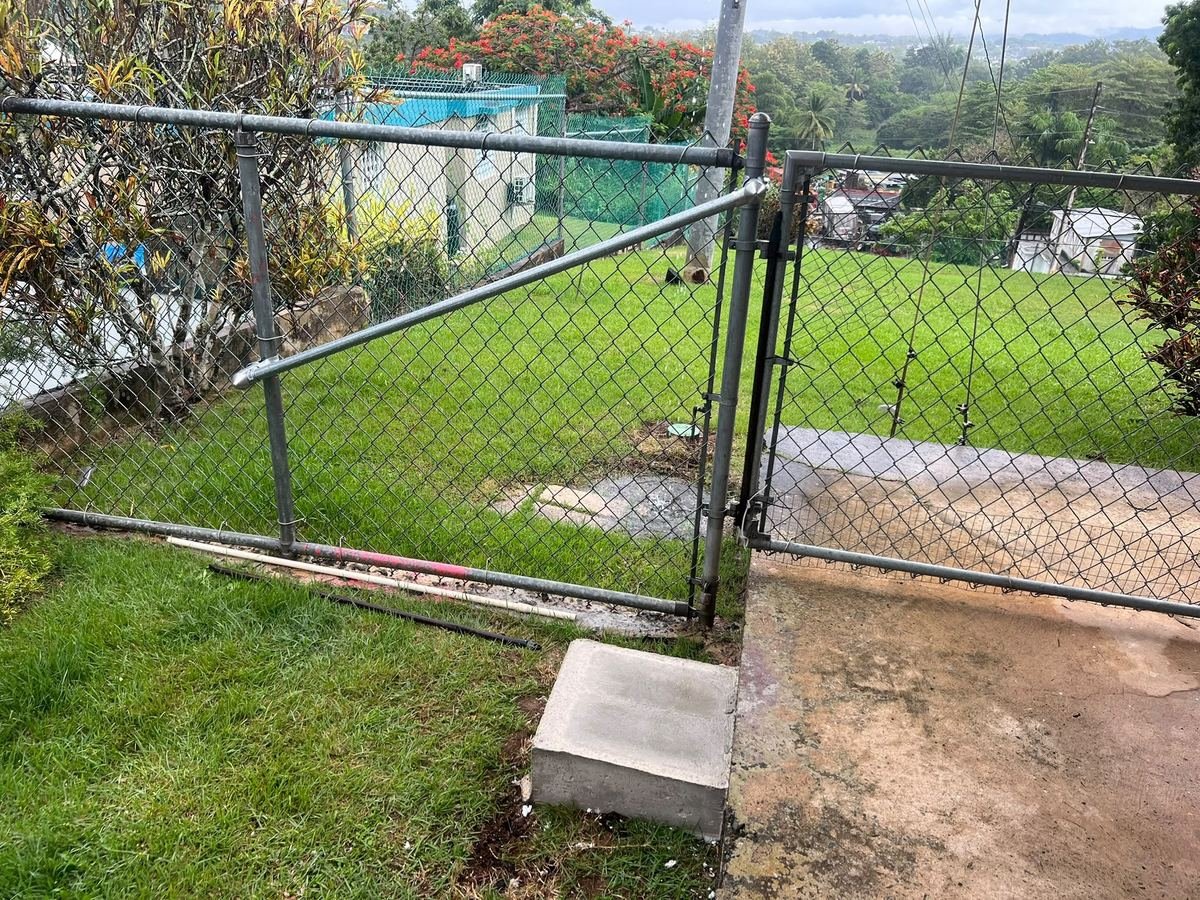 Portón y verja instalados